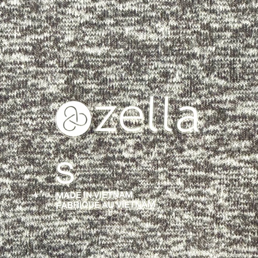 Zella Sun Salutation Gray White Mesh Active Legging Size S - Picture 8 of 9